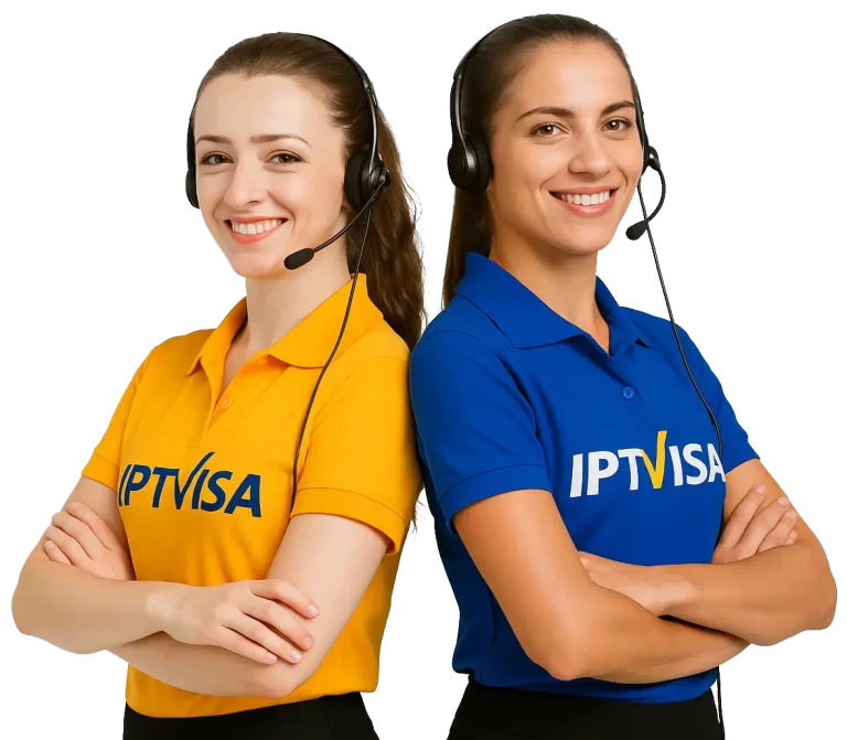 iPTVisa support agents ready to assist IPTV customers in the UK and Europe