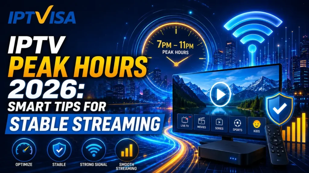 IPTV peak hours 2026 with smart tips for stable streaming and stronger internet performance