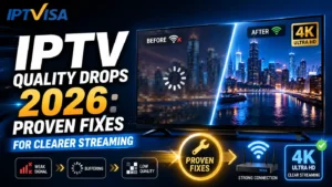 IPTV quality drops 2026 with proven fixes for clearer streaming and stable 4K playback